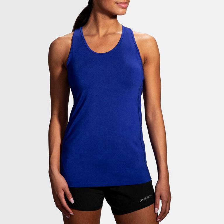 Brooks Pick-Up - Camiseta Sin Mangas Mujer - Azules (XITS-67012)